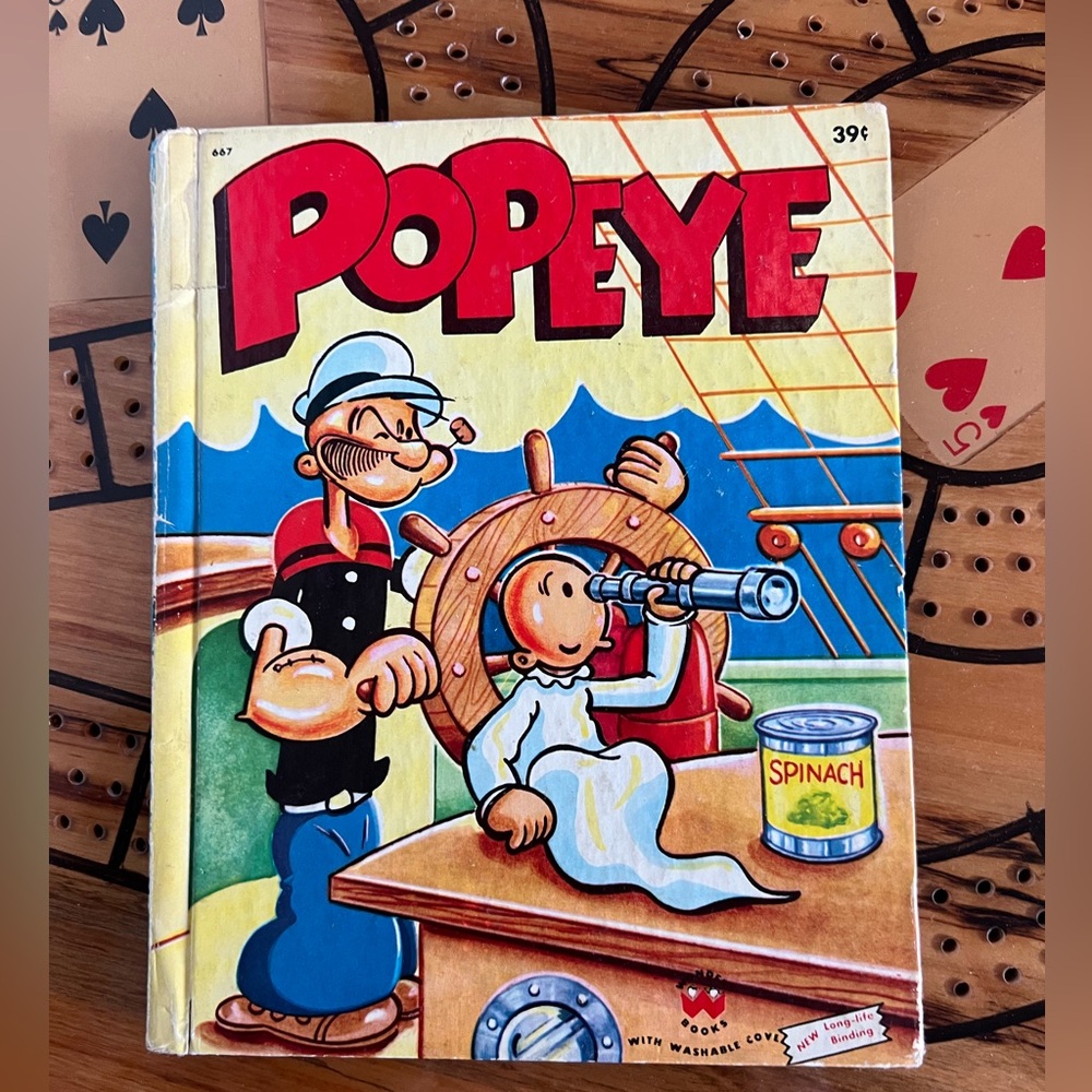Popeye story book copyright 1955. In good vintage condition.